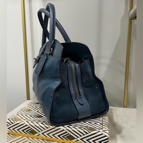 Coach Mercer 30 Satchel in Lapis Blue - Picture 4 of 7